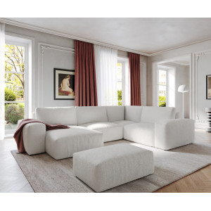 URBANO modern ülőgarnitúra - krémfehér - 300cm DELIFE