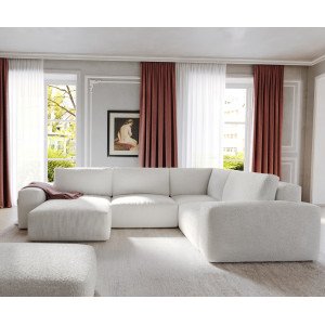 URBANO modern ülőgarnitúra - krémfehér - 300cm DELIFE