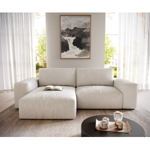 URBANO modern ülőgarnitúra - krémfehér - 230cm