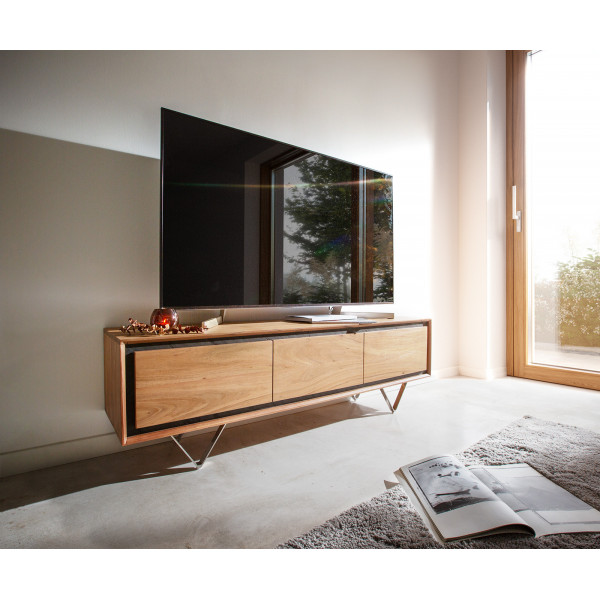 STONEGRACE-II prémium akác TV-szekrény - 145cm
