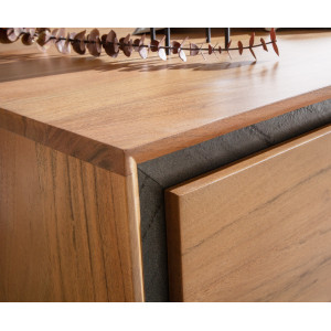 STONEGRACE-II prémium akác TV-szekrény - 145cm