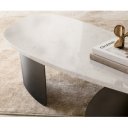 MARVINIA prémium márvány dohányzóasztal -  fekete