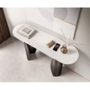 FUSIONA prémium márvány konzolasztal - fekete