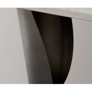 FUSIONA prémium márvány konzolasztal - fekete