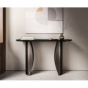 FUSIONA DARK prémium márvány konzolasztal - fekete