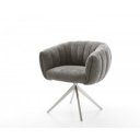 MOIRA prémium boucle étkezőszék - beige/szürke