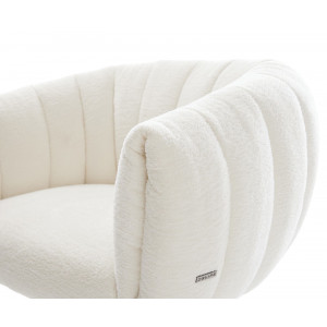 MOIRA prémium boucle étkezőszék - beige/szürke