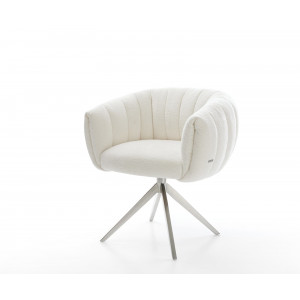 MOIRA prémium boucle étkezőszék - beige/szürke