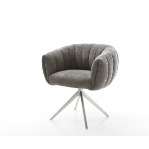 MOIRA prémium boucle étkezőszék - beige/szürke