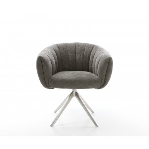 MOIRA prémium boucle étkezőszék - beige/szürke