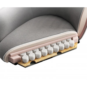 MOIRA prémium boucle étkezőszék - beige/szürke