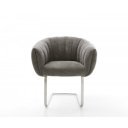 MOIRA prémium boucle étkezőszék - szürke