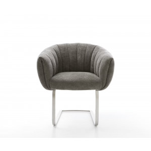 MOIRA prémium boucle étkezőszék - szürke