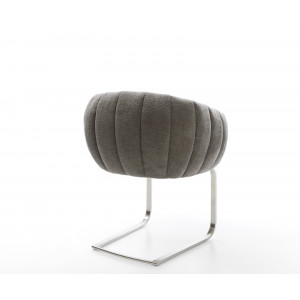 MOIRA prémium boucle étkezőszék - szürke