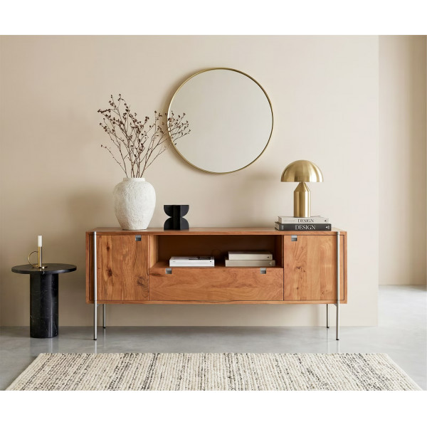 ROVENA prémium akác komód - 173cm