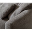 COLMAN modern kanapé - szürke bouclé - 328cm