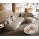 COLMAN modern kanapé - beige - 328cm