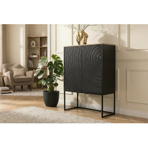 ZEN CIRCLE DARK exkluzív mangó szekrény - 120cm INVICTA