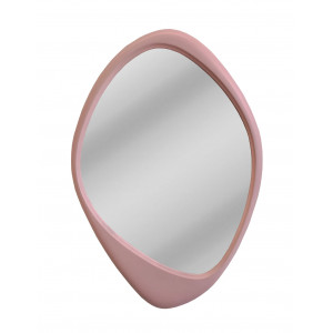 ORGANIC modern tükör - 90cm - beige/rózsaszín