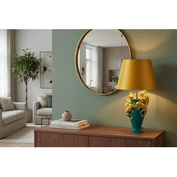 KAMELEON design asztali lámpa - 50cm - zöld