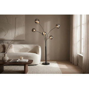 LIQUID DIAMOND design állólámpa - 200cm - ezüst