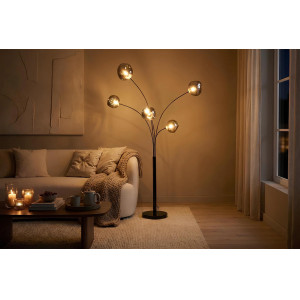 LIQUID DIAMOND design állólámpa - 200cm - ezüst