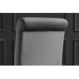 MODERN BAROCK luxus szék - ezüst