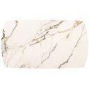 MINERAL design kerámia bővíthető étkezőasztal - 160-240cm - barna