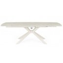 TERRIN design kerámia bővíthető étkezőasztal - 160-240cm - beige