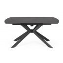 TERRIN design kerámia bővíthető étkezőasztal - 160-240cm - fekete