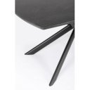 TERRIN design kerámia bővíthető étkezőasztal - 160-240cm - fekete