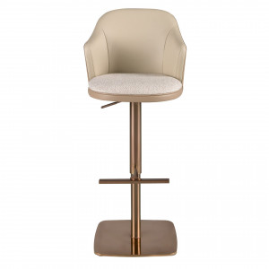 MIRO prémium bárszék - barna/rosegold