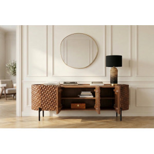 ADLON design mangófa Tv-szekrény - 160cm