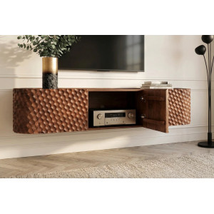 ADLON design mangófa fali Tv-szekrény - 160cm