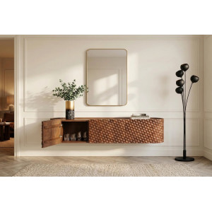 ADLON design mangófa fali Tv-szekrény - 160cm