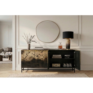 OXID design mangófa komód - 177cm