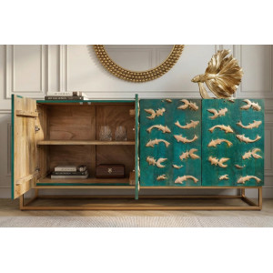 GOLDEN LAGOON design mangófa komód - 177cm