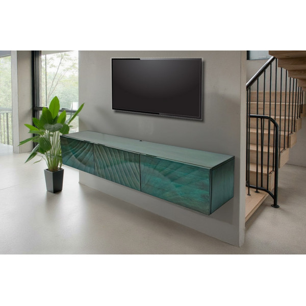 SCORPION exkluzív mangófa fali TV-szekrény - 160cm