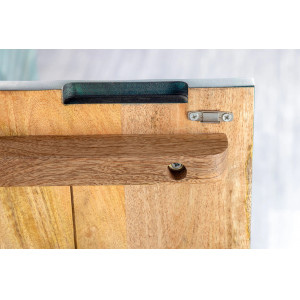 SCORPION exkluzív mangófa komód - 177cm - türkiz