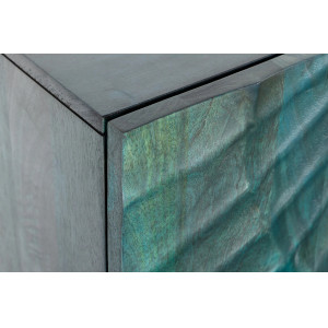 SCORPION exkluzív mangófa komód - 177cm - türkiz