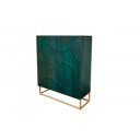 SCORPION exkluzív mangófa komód - 120cm - türkiz