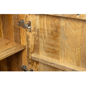 SCORPION exkluzív mangófa komód - 120cm - türkiz