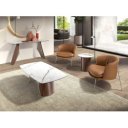 MELANTO prémium dió/kerámia dohányzóasztal - 120cm