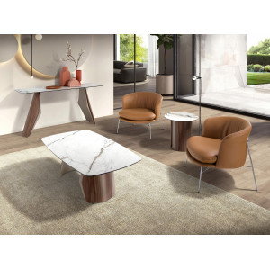 MELANTO prémium dió/kerámia dohányzóasztal - 120cm ANGEL CERDA