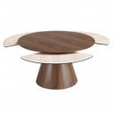 DOVIANO prémium bővíthető dohányzóasztal - 80-113cm