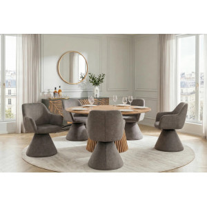 AMBIENTO exkluzív szék - sötétszürke