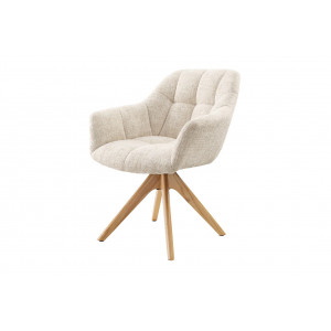 PAPILLON design forgatható szék - pezsgő/tölgy
