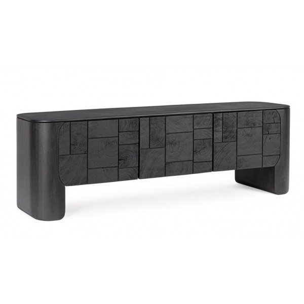 NOCTAVIO prémium mangófa TV-szekrény - 156cm
