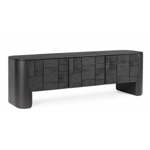 NOCTAVIO prémium mangófa TV-szekrény - 156cm BIZZOTTO