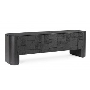 NOCTAVIO prémium mangófa TV-szekrény - 156cm BIZZOTTO